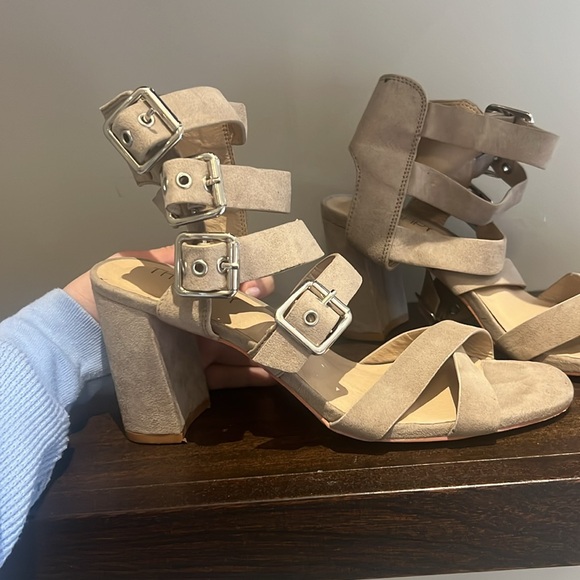 THERAPY Suede Strappy Sandals - Picture 2 of 6